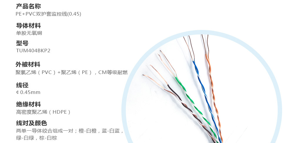 安防監控專用網線